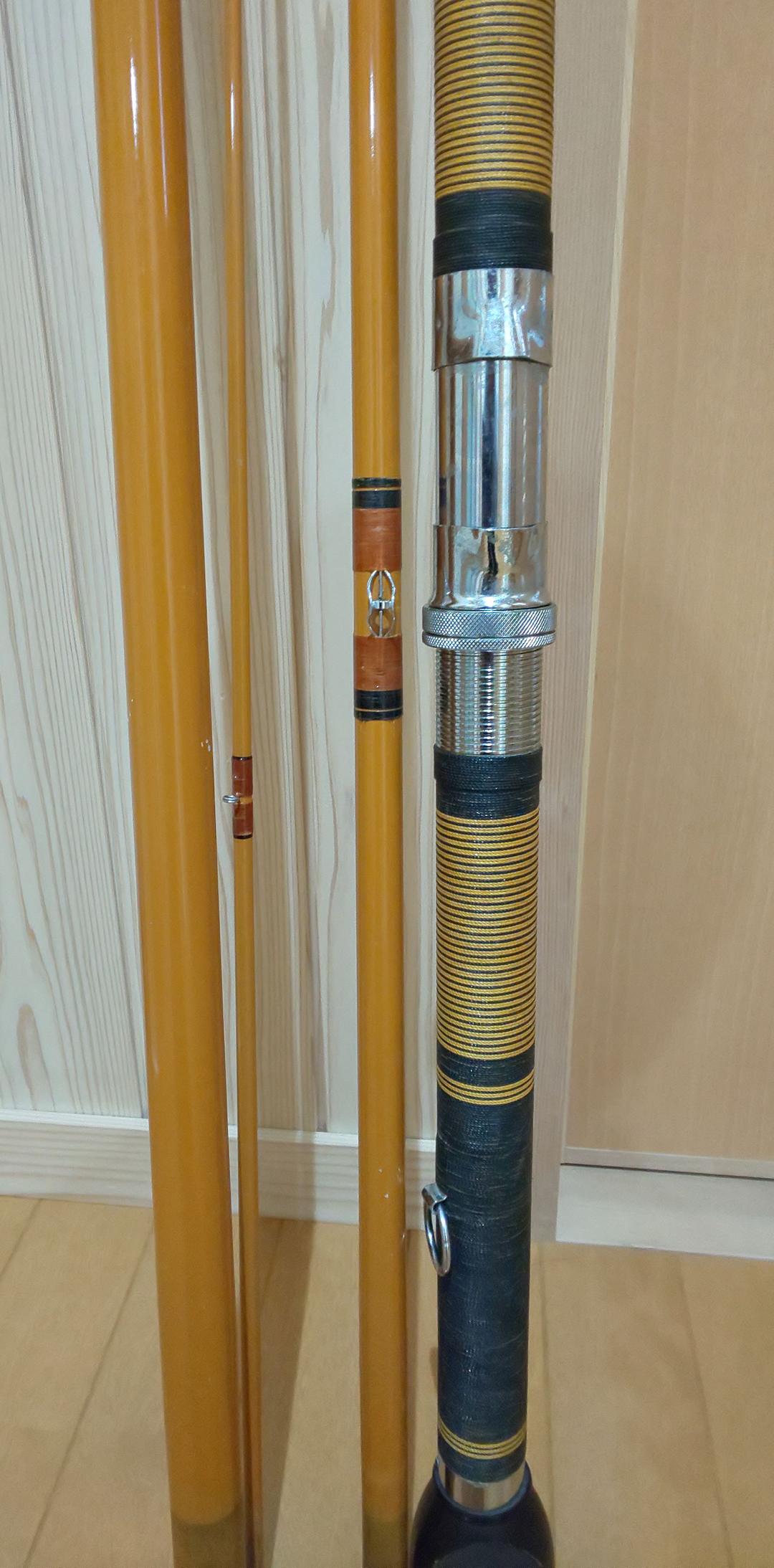 グラスロッドで頑丈な４本継「磯竿」