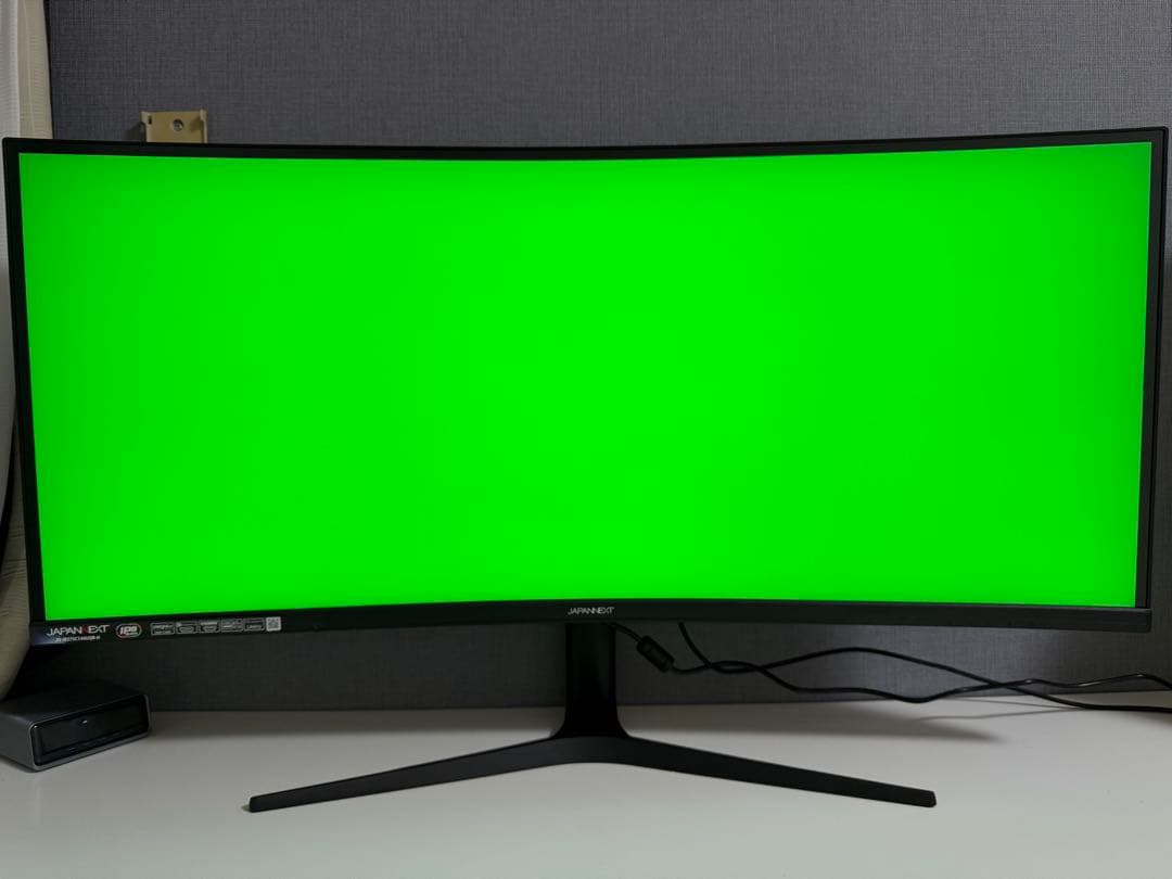 JAPANNEXT 37.5インチ IPS BLACK 湾曲ウルトラワイド