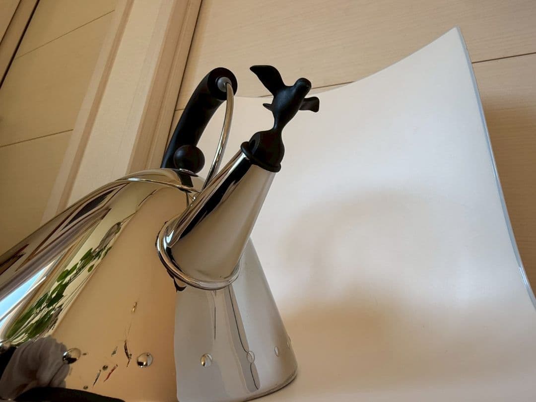 【新品・未使用】ALessi ステンレスやかん 鳥の注ぎ口 マイケル・グレイブス