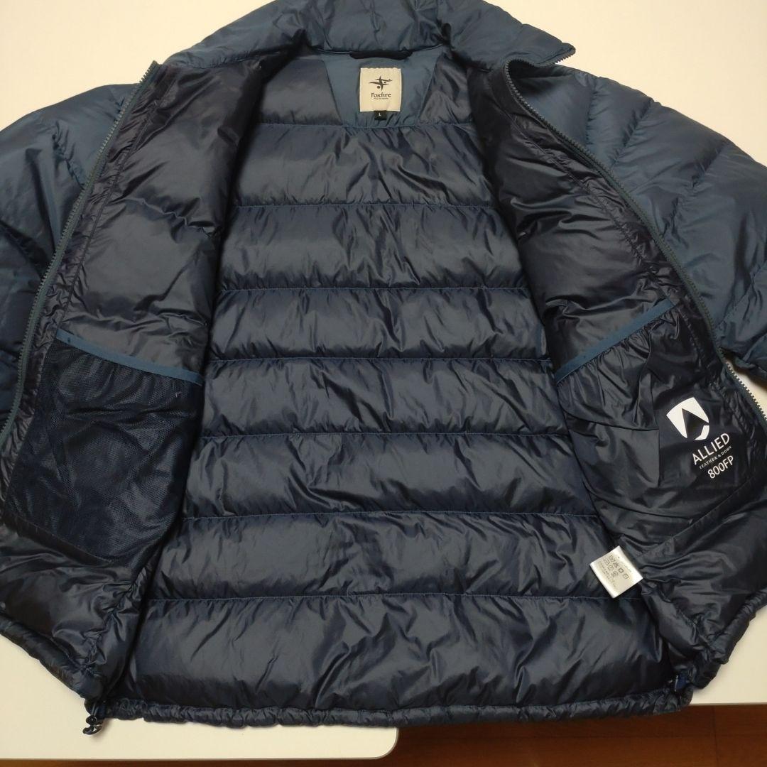 フォックスファイヤー　 メンズダウンジャケット　Lサイズ