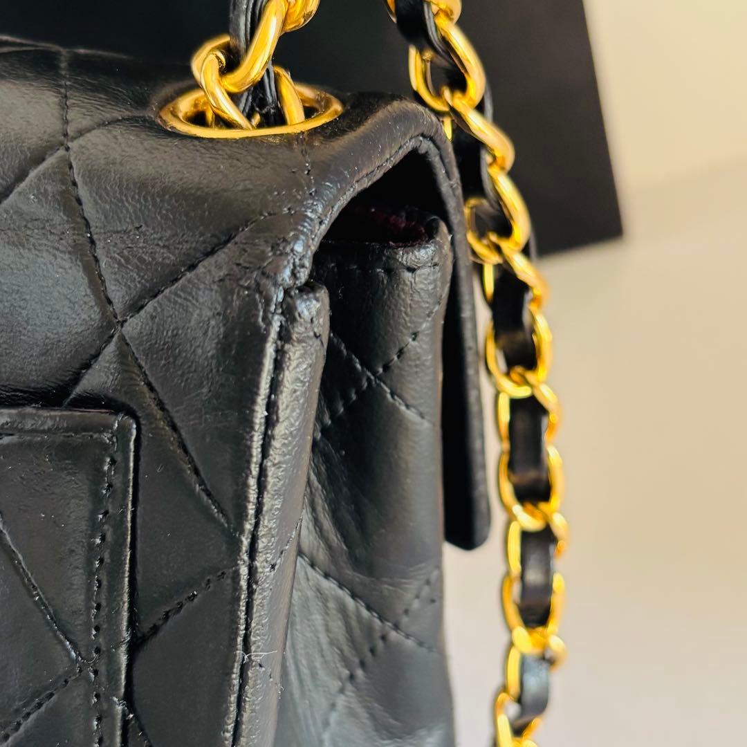 【専用】シャネル　ミニマトラッセ ラムスキン　チェーンショルダーバッグ