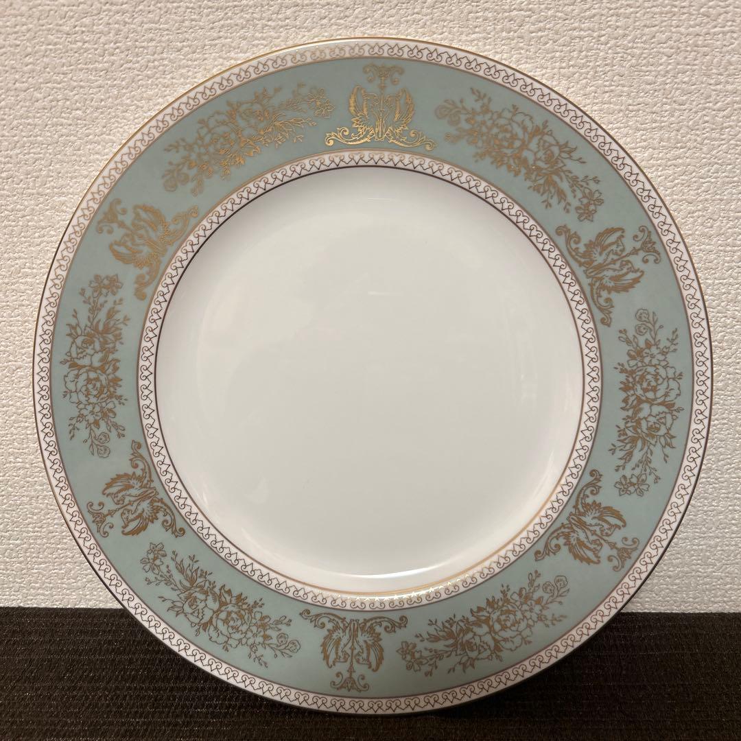 ウェッジウッド　コロンビア　セージグリーン　ディナープレート　27.5cm