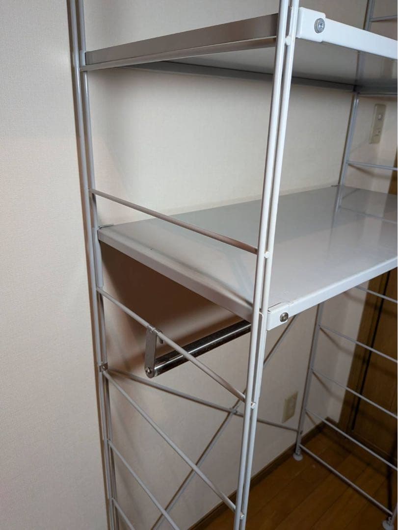 ■送料込■無印良品 ステンレスユニットシェルフ 棚 アイアン家具 収納