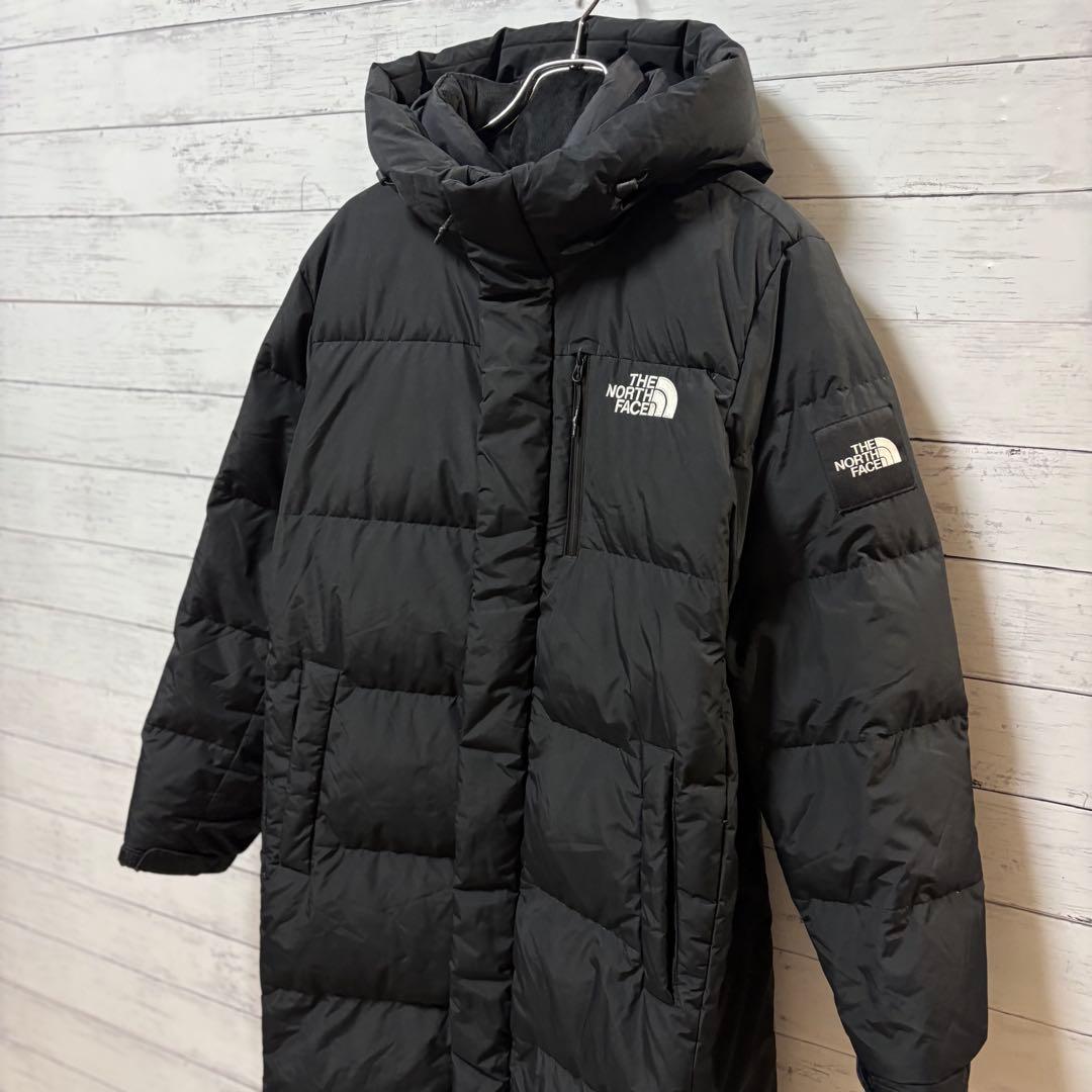 THE NORTH FACE ブラックロングダウンジャケット M ベンチコート
