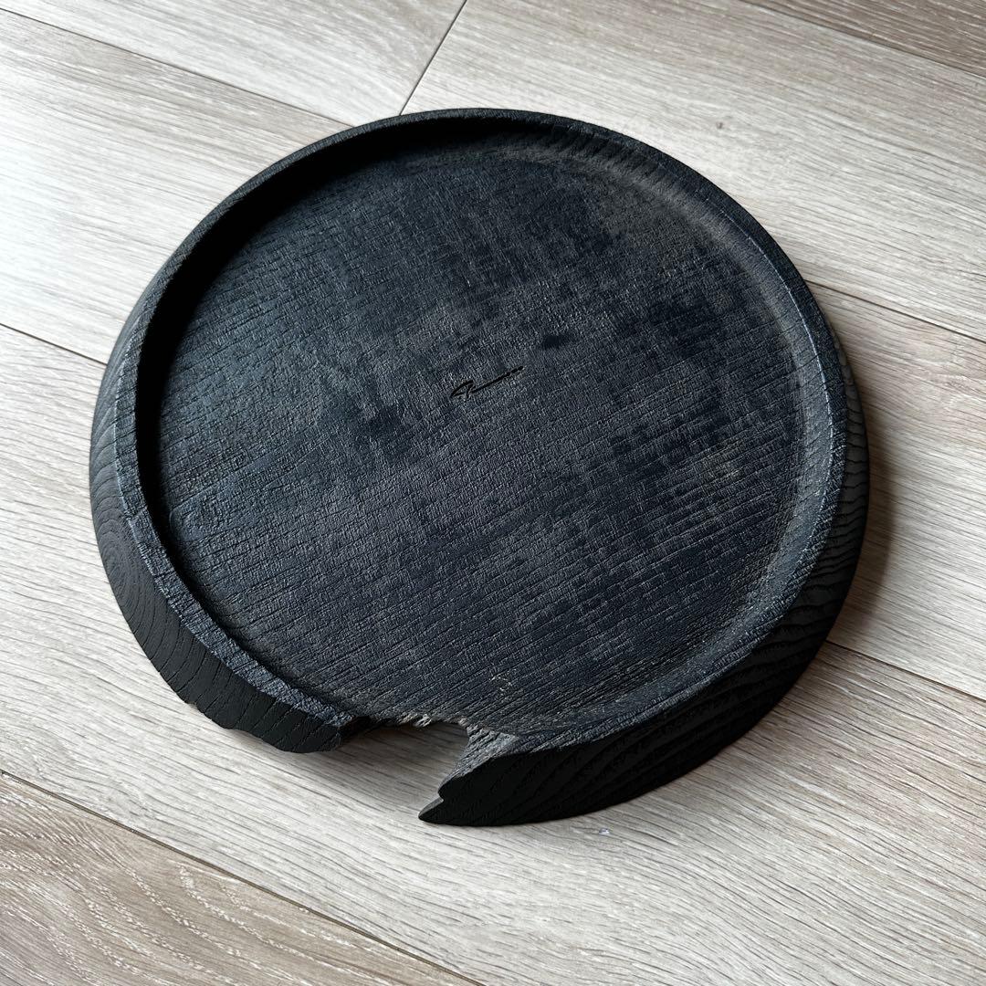 Shimoo - 浮様 丸盆 30cm, Handmade in Japan