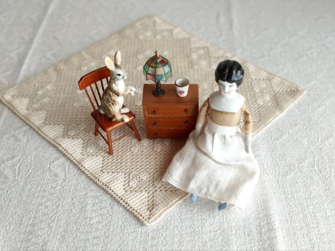 【cinnamon さま】 vintage ❀ ステンドグラスの 小さなランプ