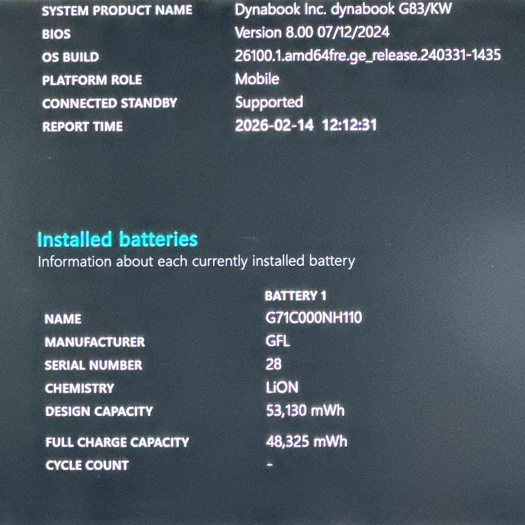 【2023年製】東芝 12世代 i5 16GB ノートパソコン 803