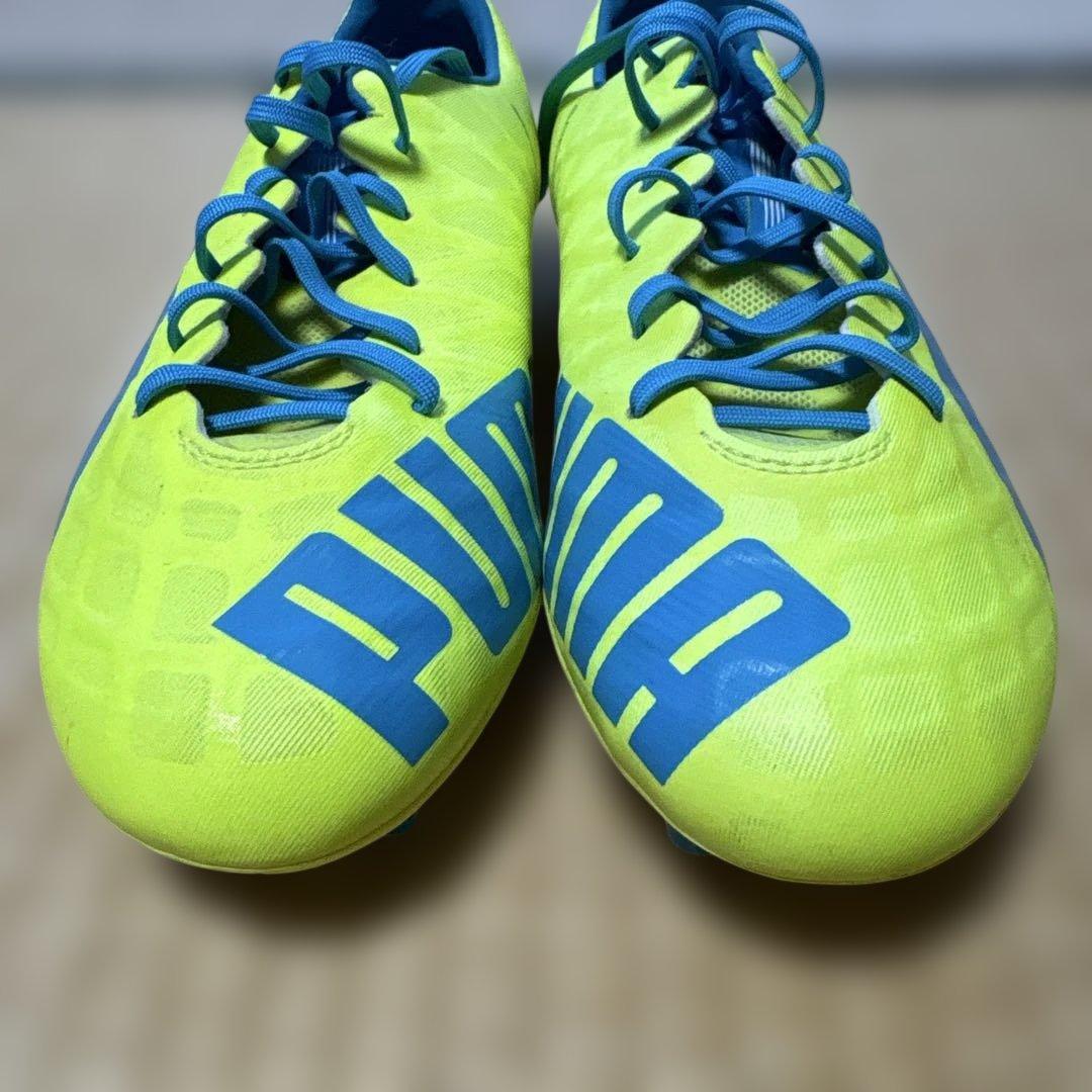 PUMA EVOSPEED サッカーシューズ イエロー/ブルー