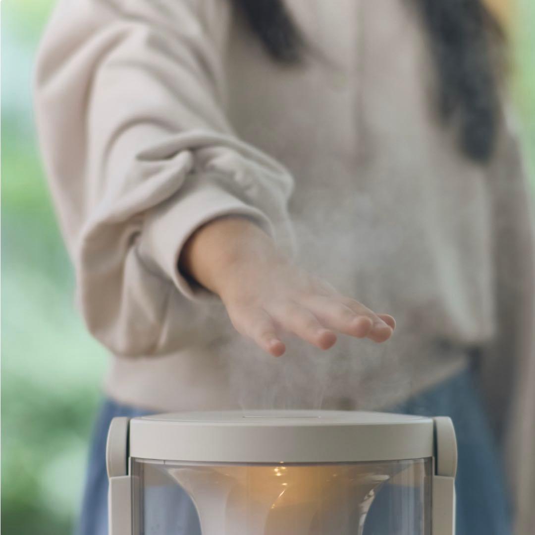 【超音波式加湿器】RHYTHM MIST 250 / ライトグレー