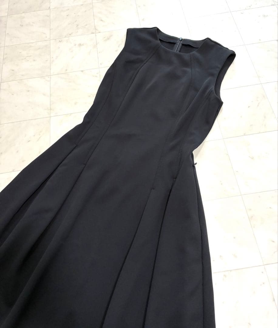 FOXEY NEWYORK フォクシーニューヨーク ノースリーブワンピース黒40