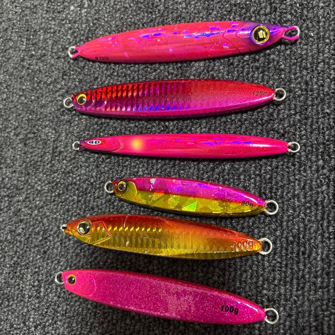 タチウオジギング　メタルジグ 19個セット 収納ケース付き