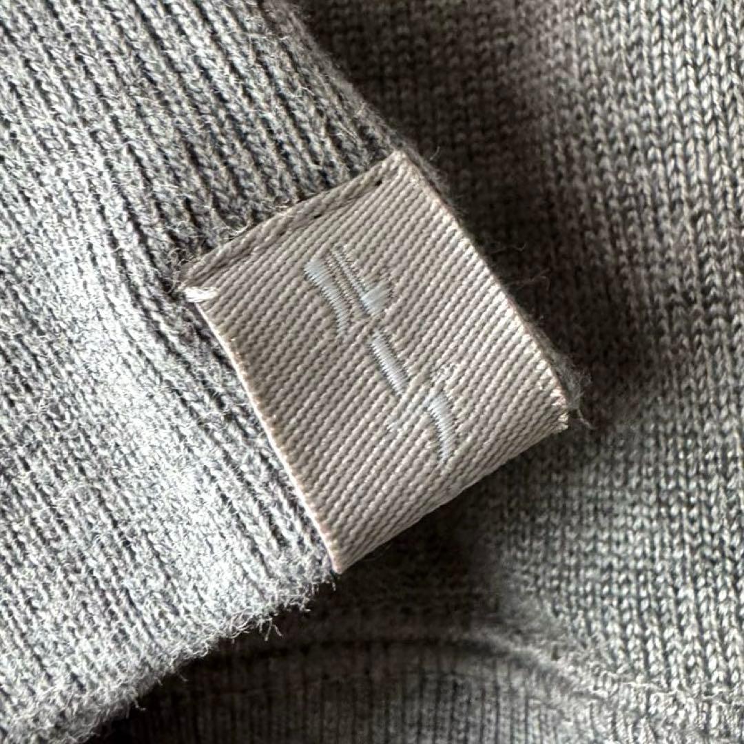 LOOPWHEELER シルク混 グレー Lサイズ ラグランスウェット ツリアミ