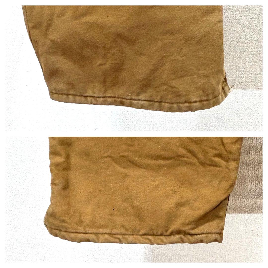 カーハートオーバーオールダブルニーC943ペインターパンツw56極太アメリカ古着