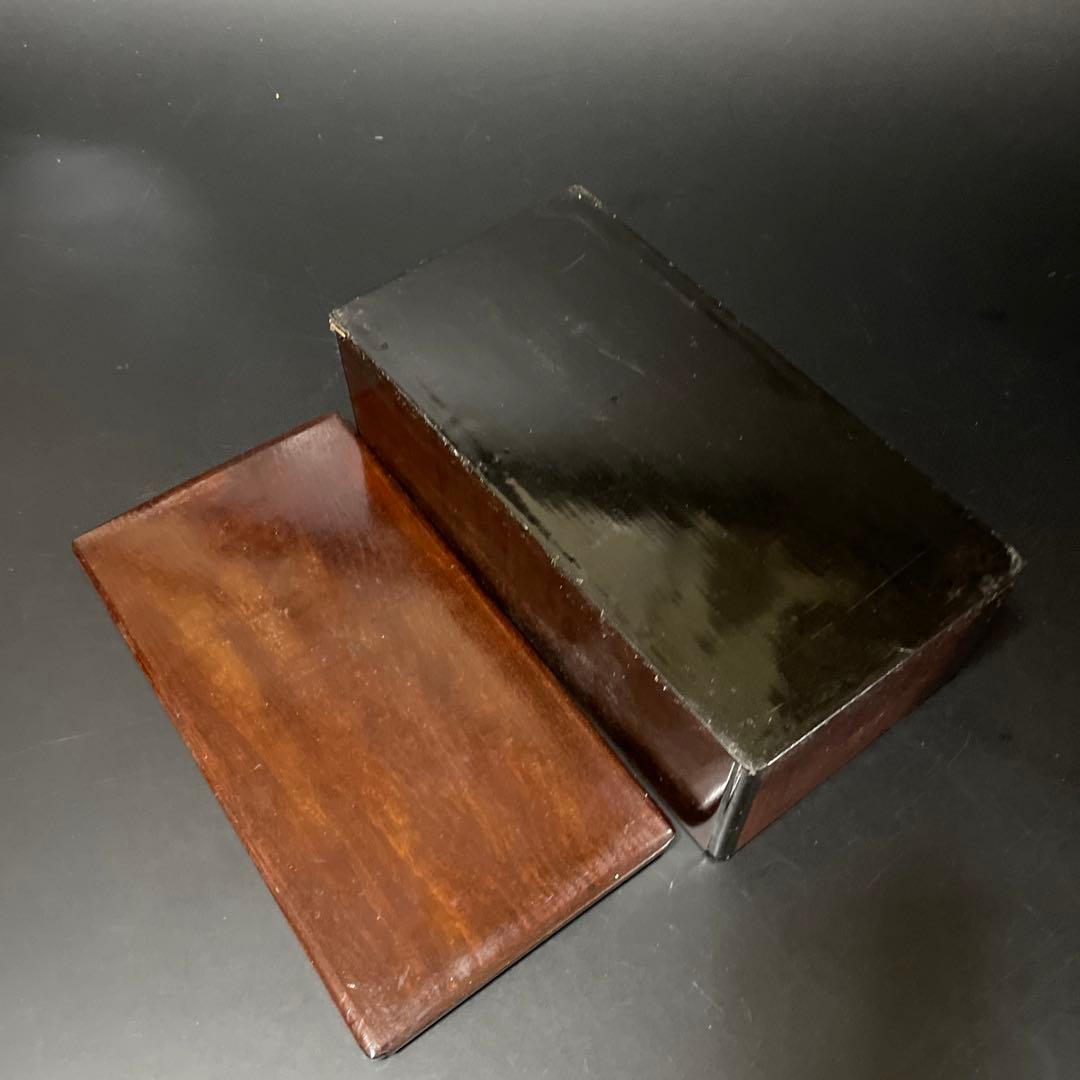 時代物　昔の木製弁当箱　欅　お重箱