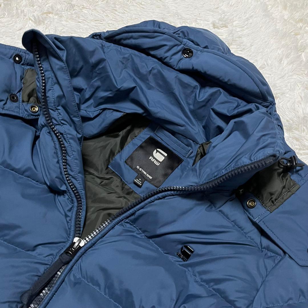極美品 G-STAR RAW 近年モデル 2way 中綿 ダウンジャケット M