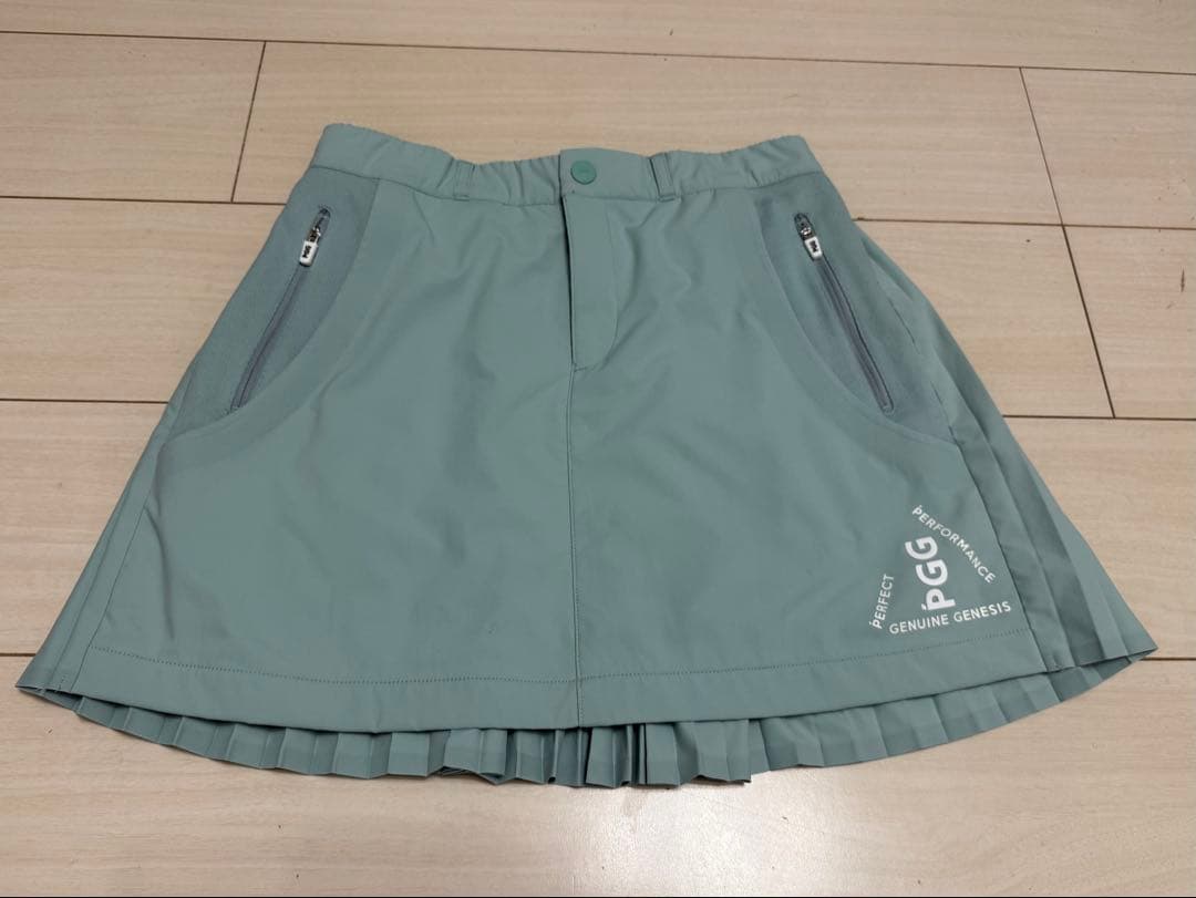 PGG◾️セットアップ◾️フルジップパーカー　スカート　アクアグリーン