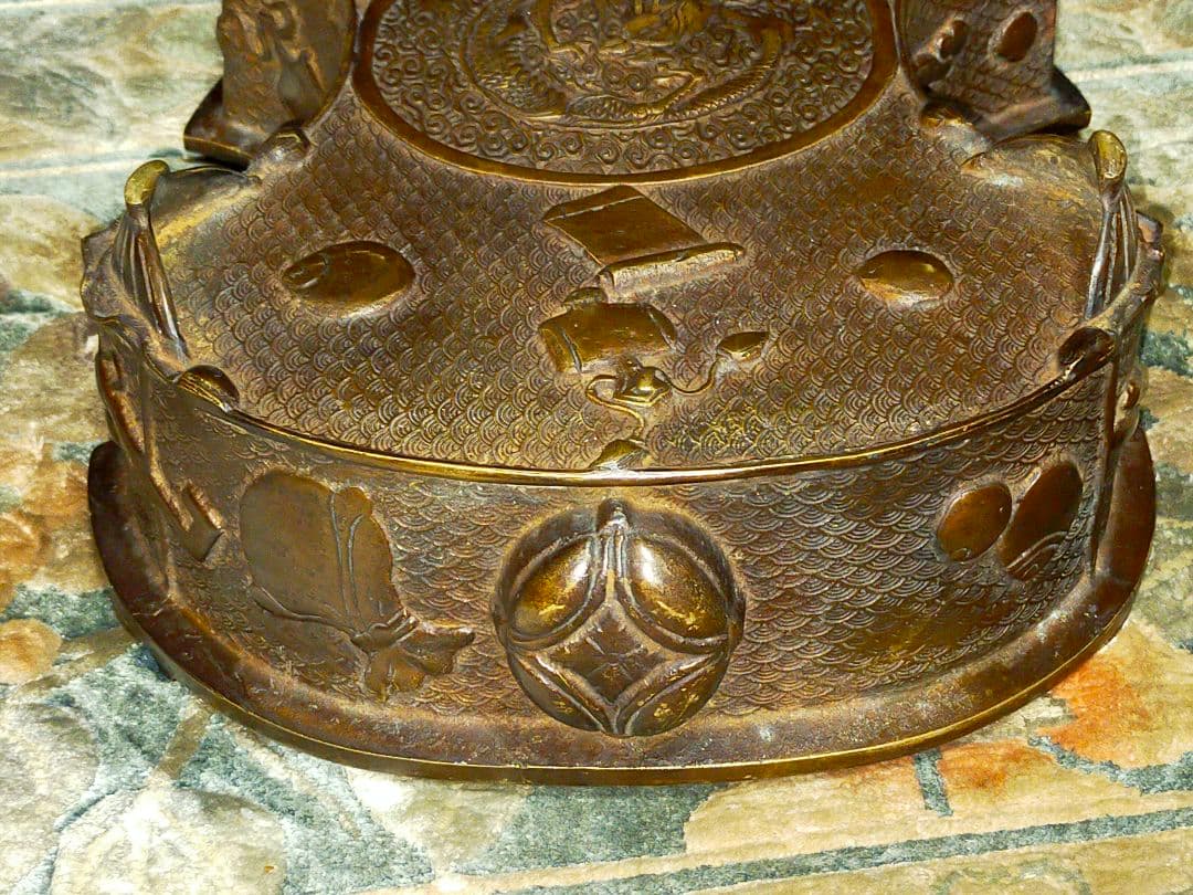 ♥とても古い　唐銅　水盤　黄銅　骨董品　中国　古玩　アンティーク