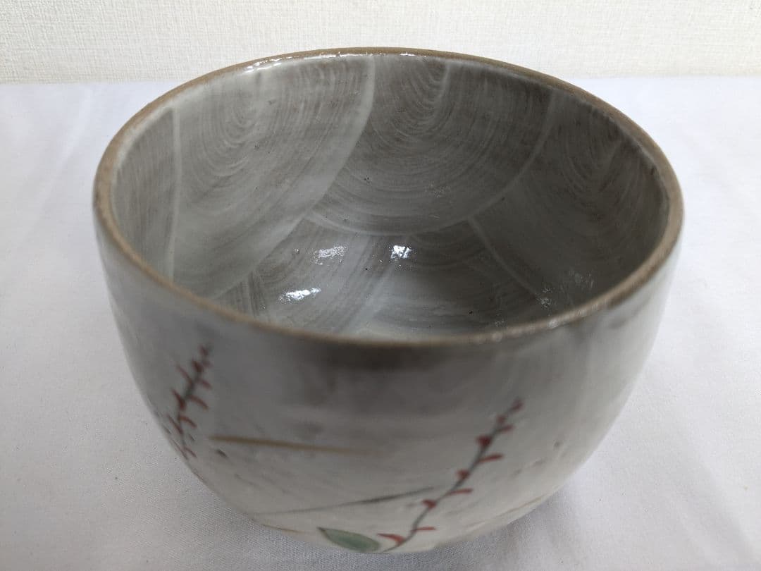 陶あん 清水焼 京焼 色絵付け 茶碗 2客セット