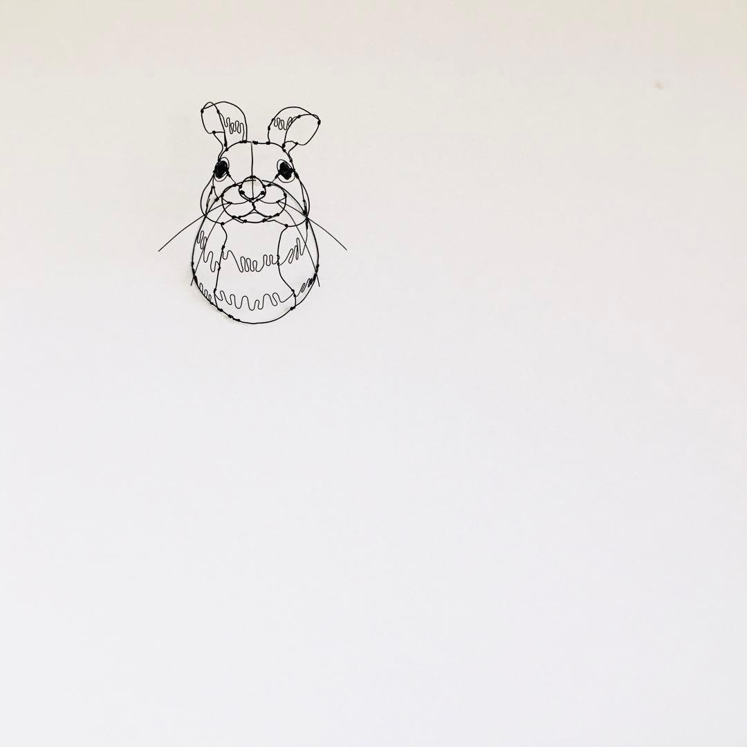 ワイヤーアート ワイヤークラフト うさぎ