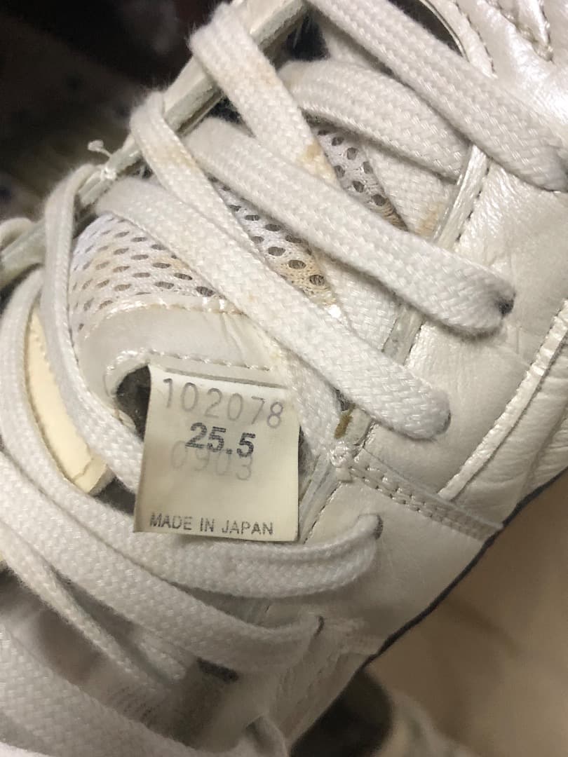 PUMA パラメヒコ ライト 白✕赤色 ◆ 固定式スパイク 25.5cm 日本製