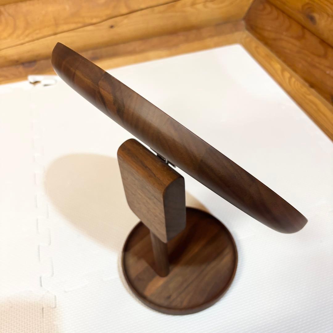 【美品】BENCA ベンカ アネモネ 卓上ミラー オーク材