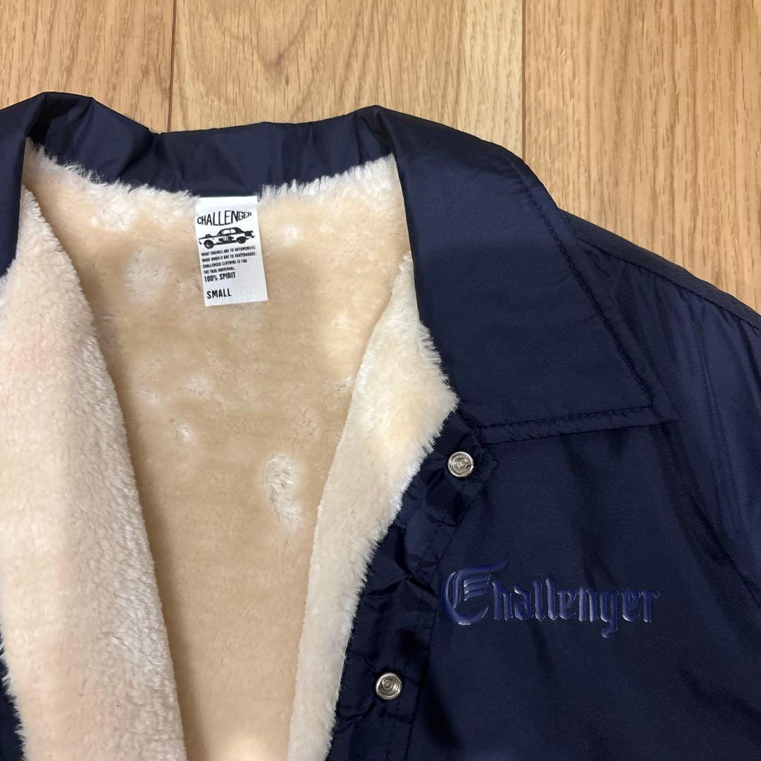 Challenger ボア裏地 ナイロンジャケット S ネイビー