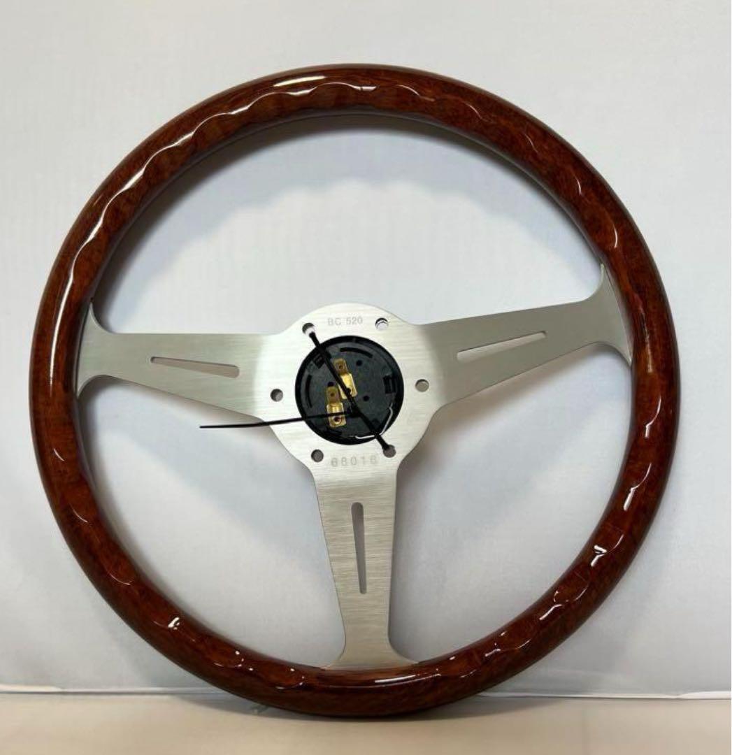 【一点限り】NARDI ナルディクラシック ウッドステアリング 14インチ