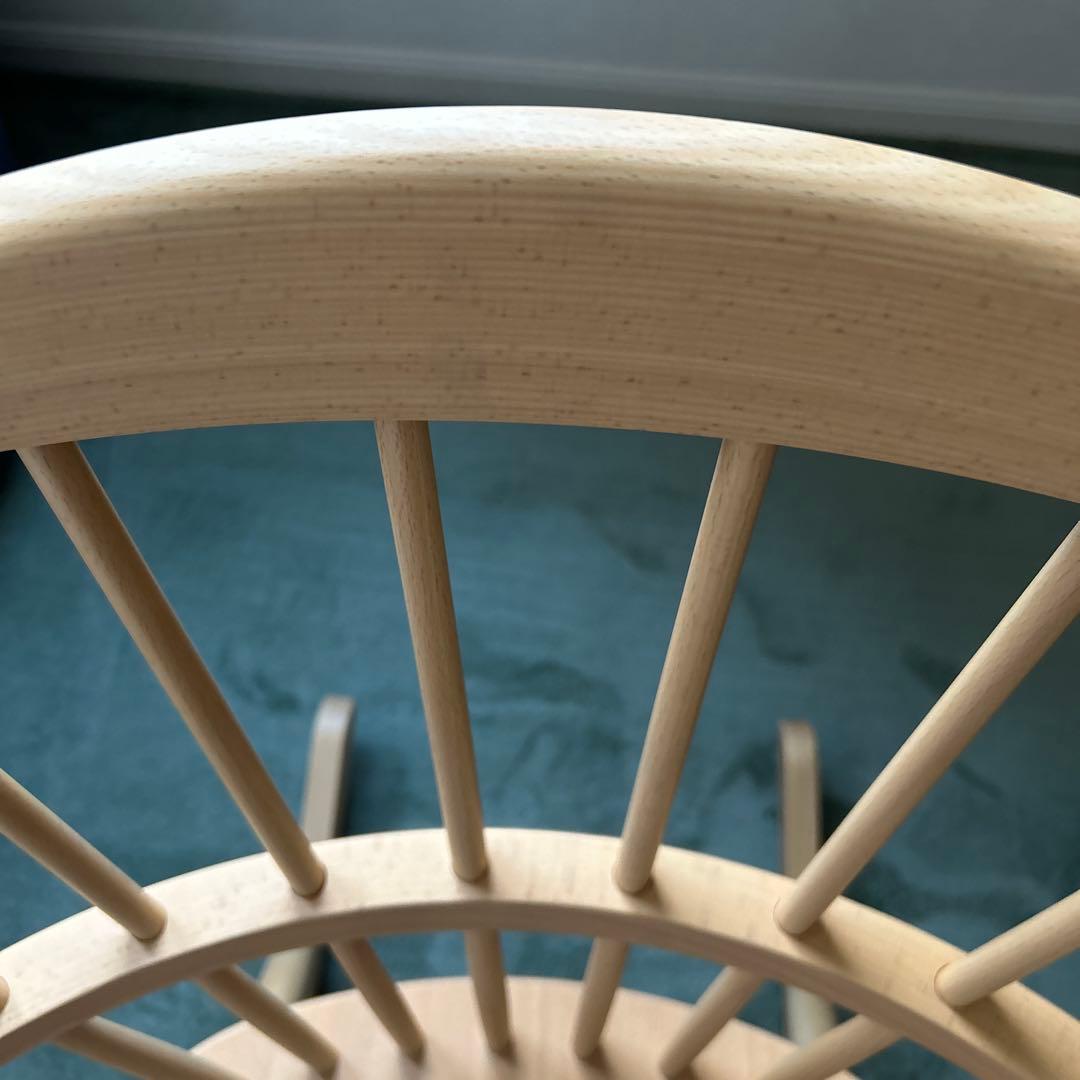 FDBモブラー デンマークデザイン J52G ロッキングチェア ナチュラル