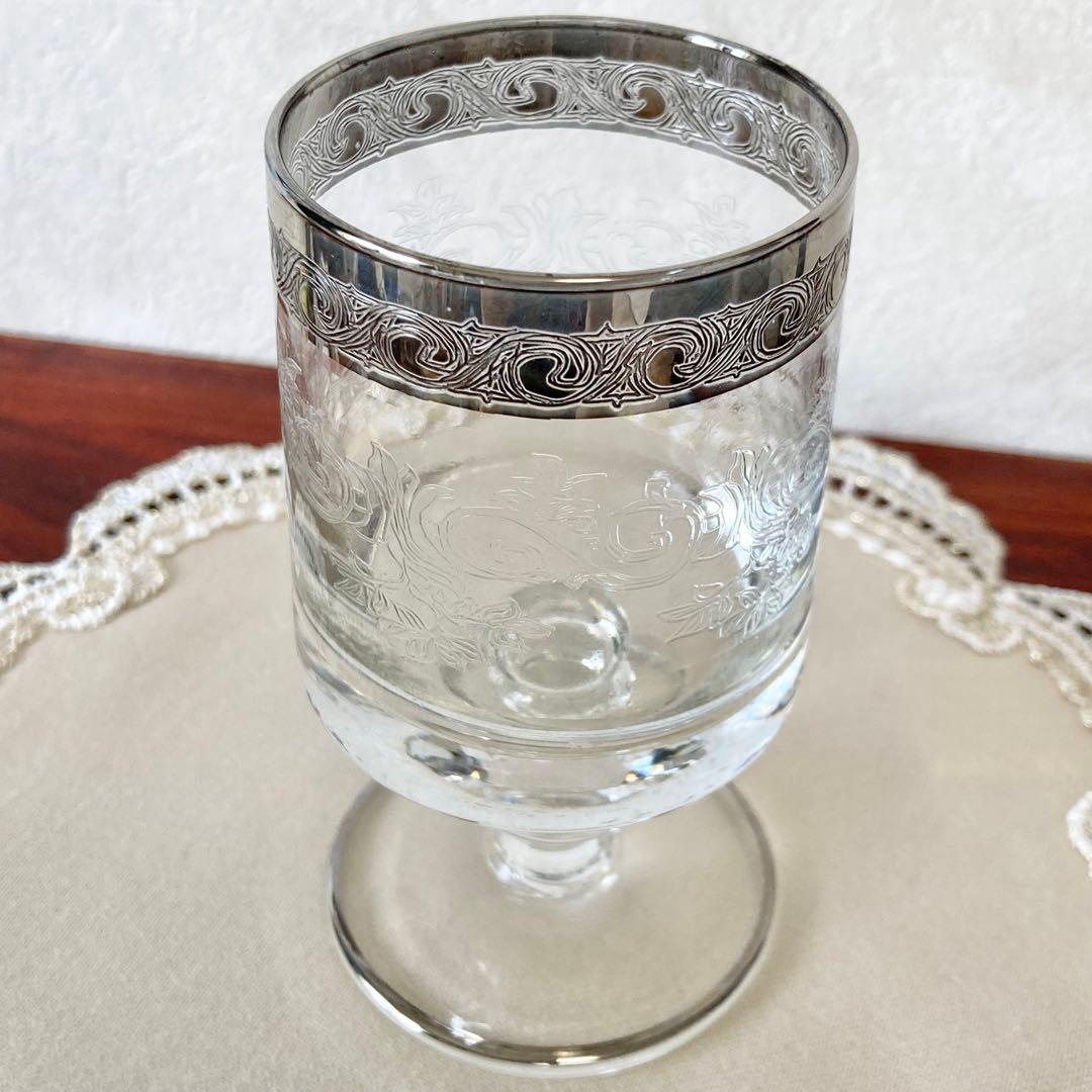 ヴェネツィアンガラス　ワイングラス　ショットグラス　ムラーノガラス　メディチ