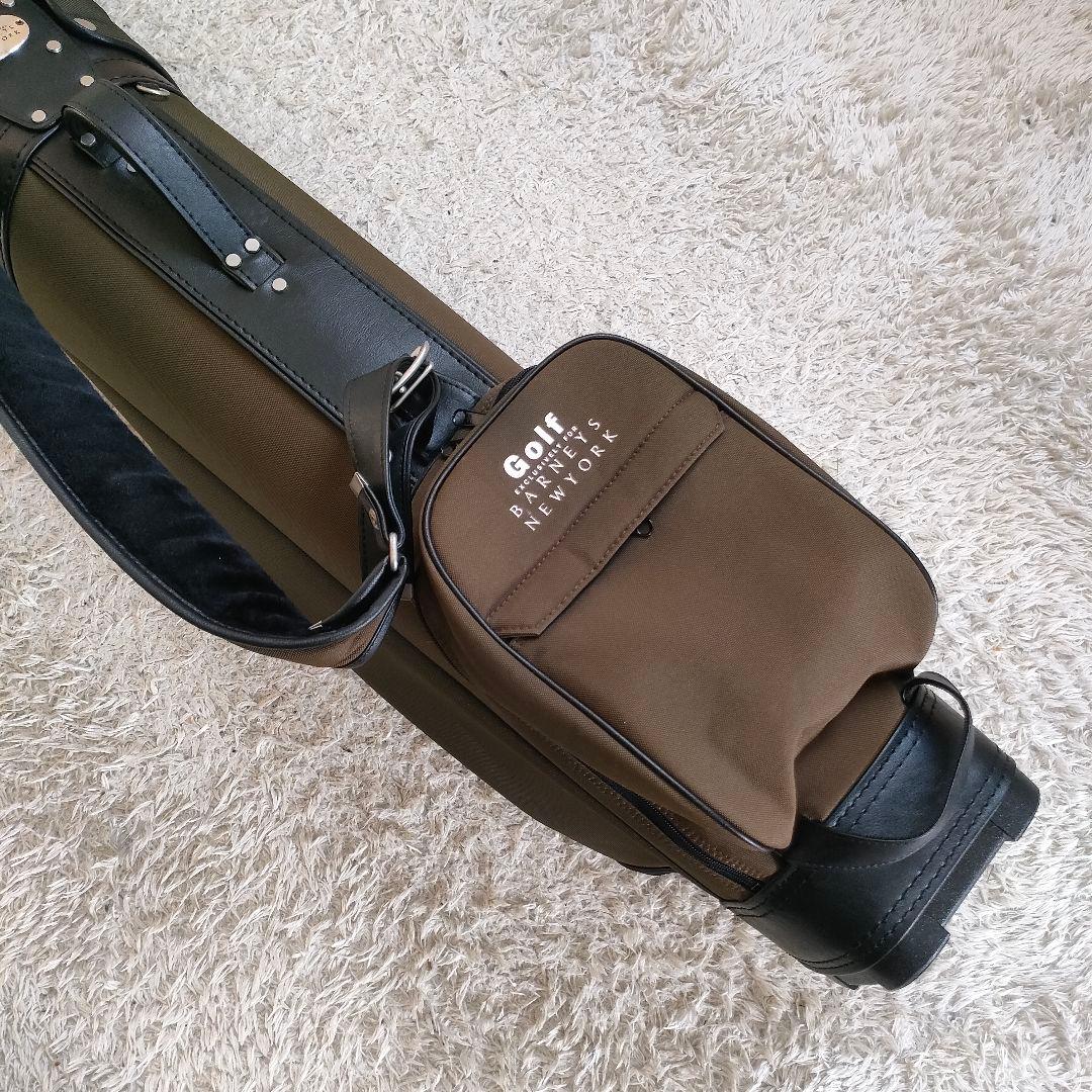 バーニーズニューヨーク キャディバッグ 6分割 カーキ シンプル