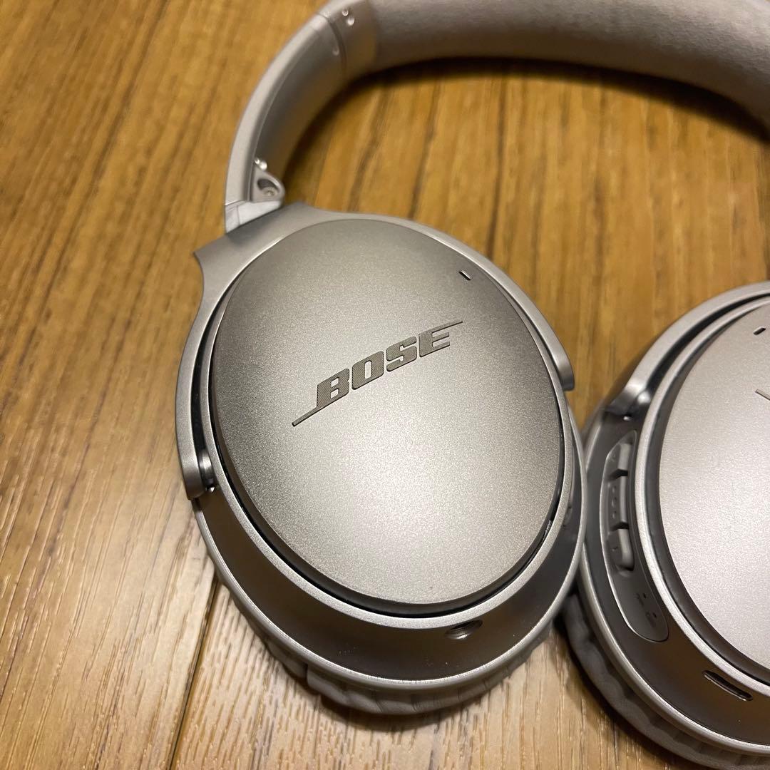 美品！完備品BOSE QUIETCOMFORT35 ll シルバーヘッドホン