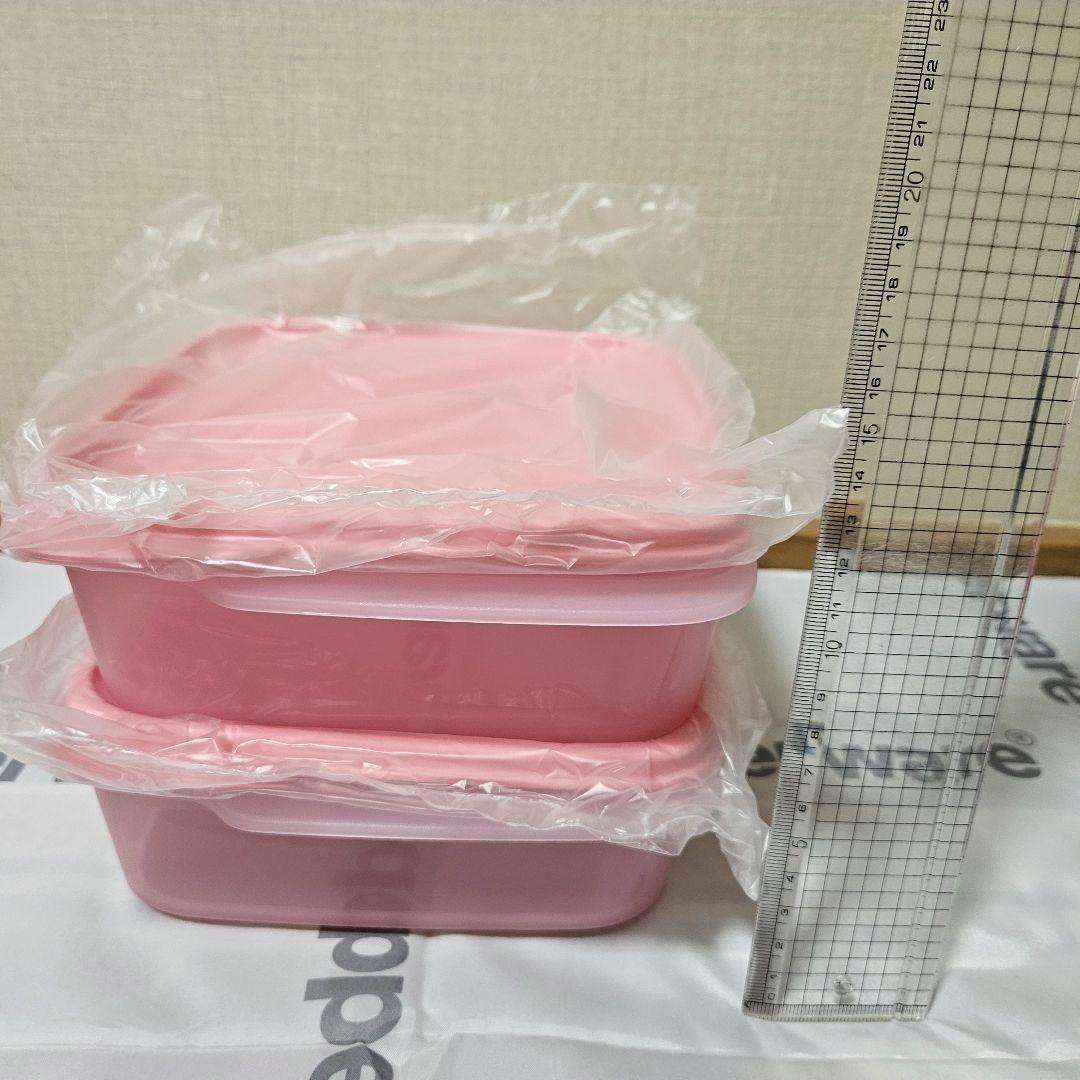 【新品】タッパーウェア MMスクエア ５個セット角形 深型