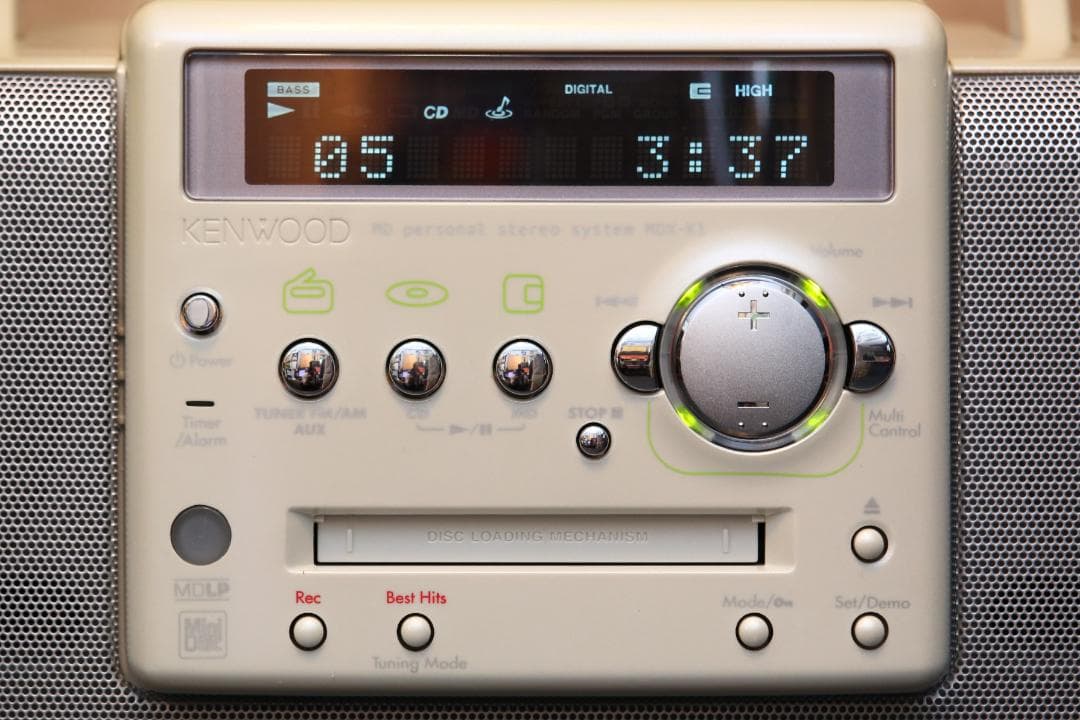 KENWOOD MDX-K1 CD/MD/TUNER コンポ ラジカセ 極美品