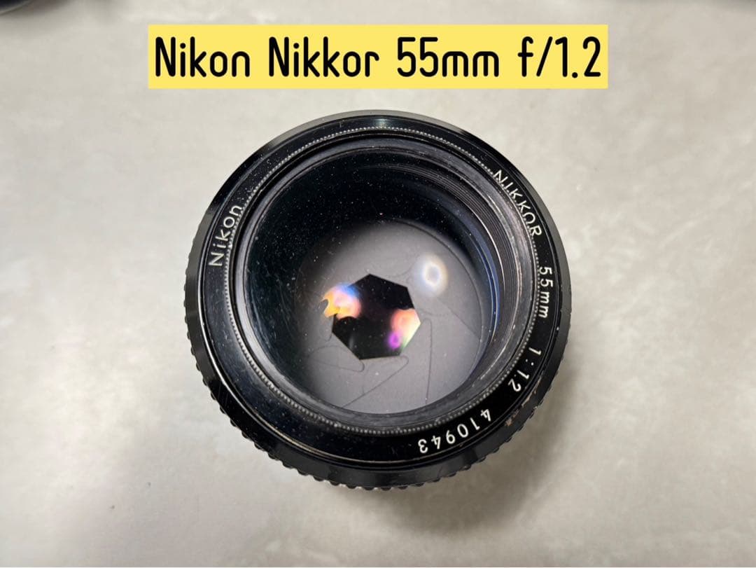 【完全現状品】Nikon F2 770万番台 / 55mm f1.2 他 セット