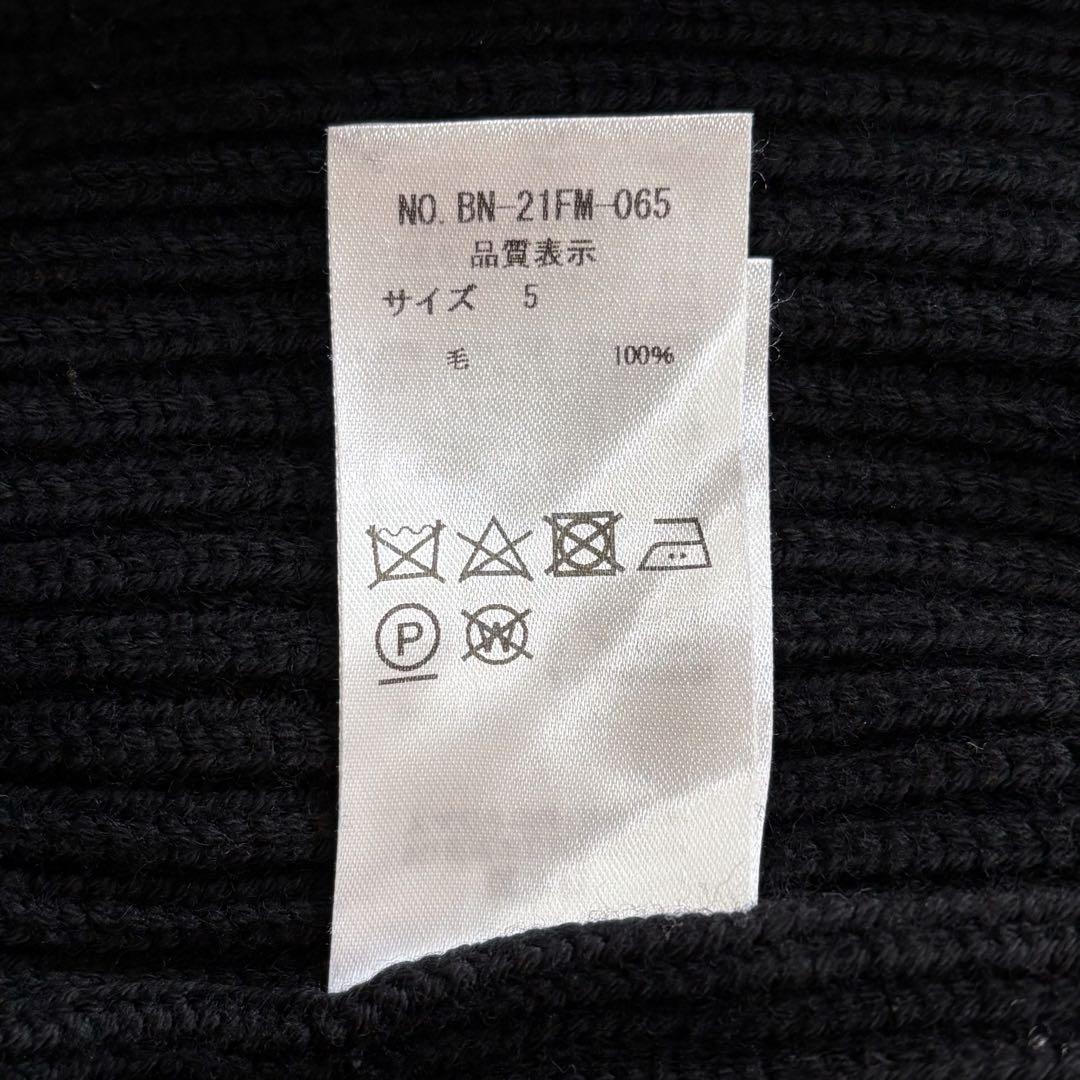 希少サイズ バトナー シグネチャー クルーネック ニットセーター 黒 サイズ5
