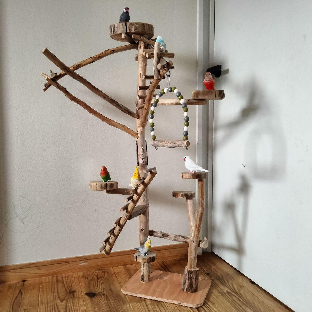 ET バードアスレチックジム 天然木 自然木 流木 止まり木 インコ