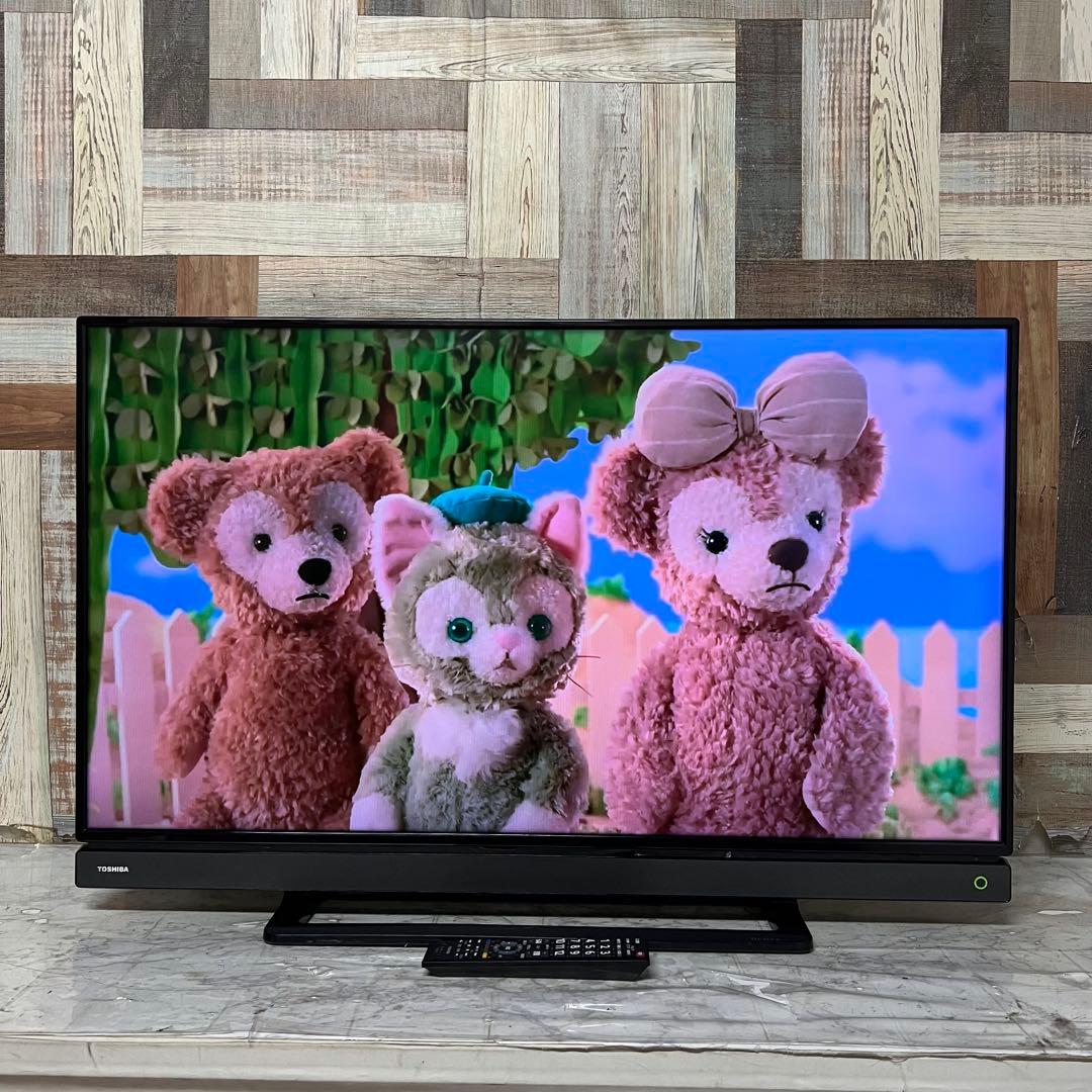 即日受渡❣️全国送料込東芝 40V型 液晶テレビREGZAゲームモード外付HDD