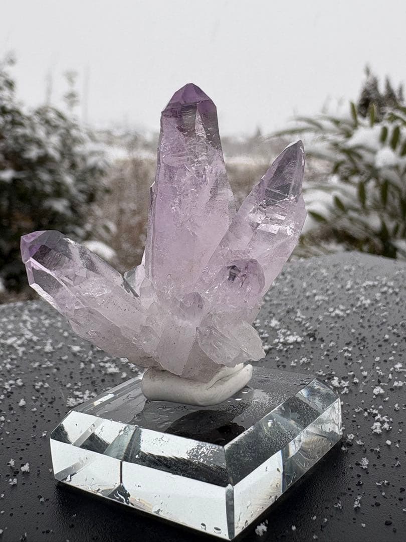 ❤️超レア　綺麗　ベラクルスアメジスト　 花　クラスター　紫水晶　原石　標本