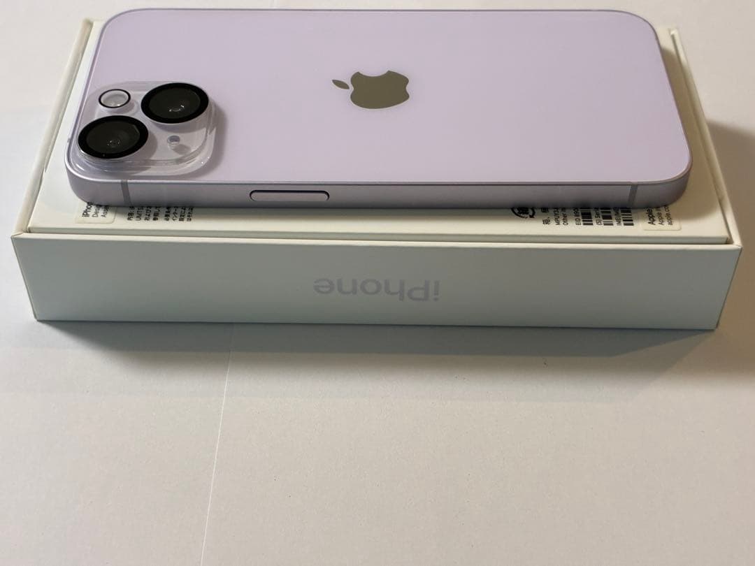 ★iPhone14 ￼128GB SIMフリー 美品 パープル★