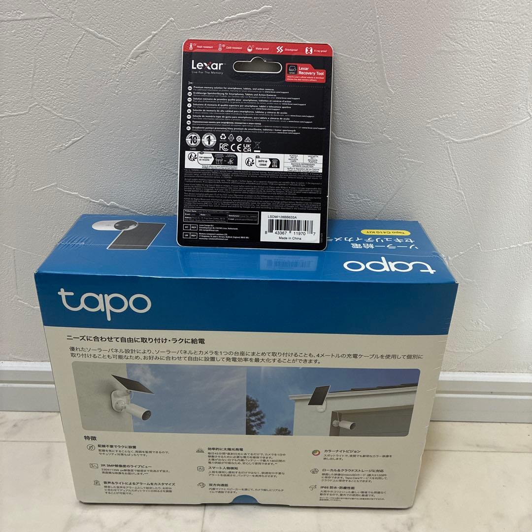 「美品.新品.未開封」Tapo C410 KIT ソーラー給電防犯カメラ
