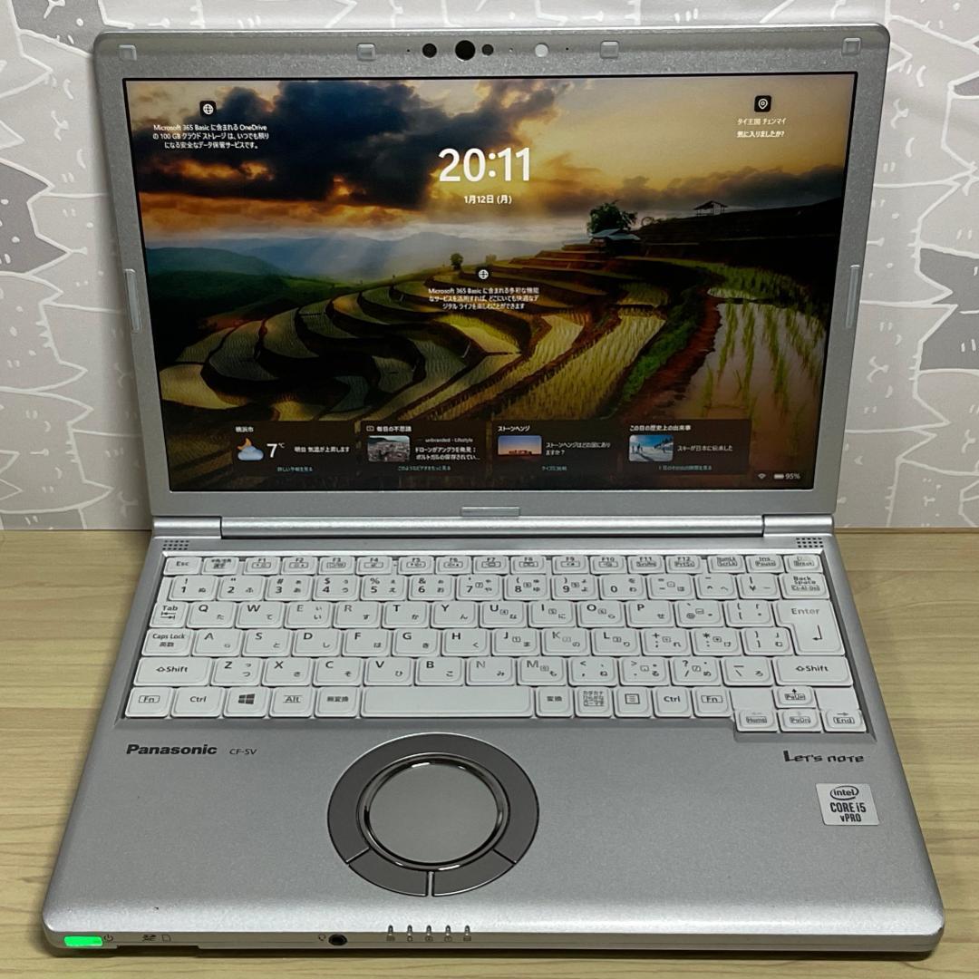 美品＞Let's cf-SV9 i5/8G/SSD256G/Office付き