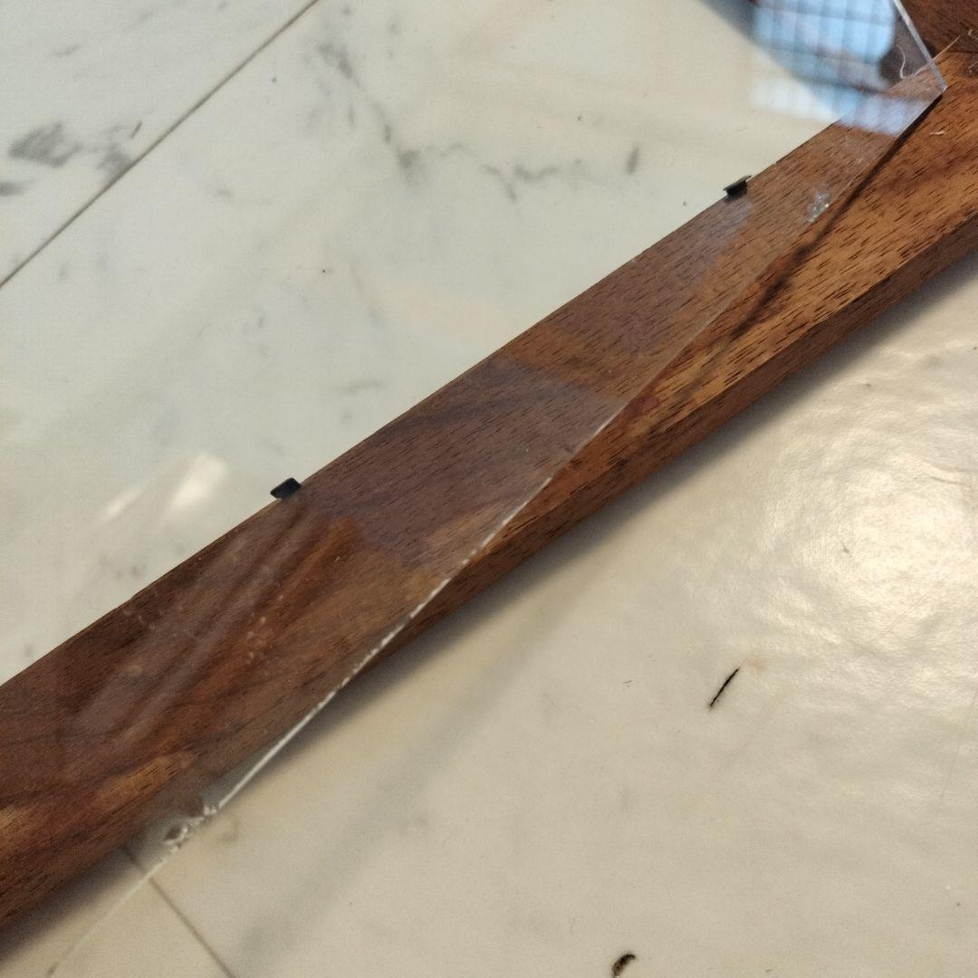 ハワイ【大きい】コアウッド製額縁1990年代当時物④ビンテージ