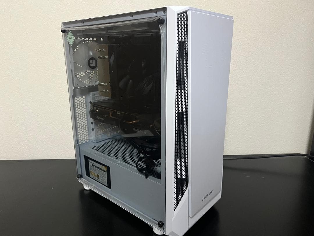 自作ゲーミングPC Ryzen5 2600X/RX6600/32GBRAM