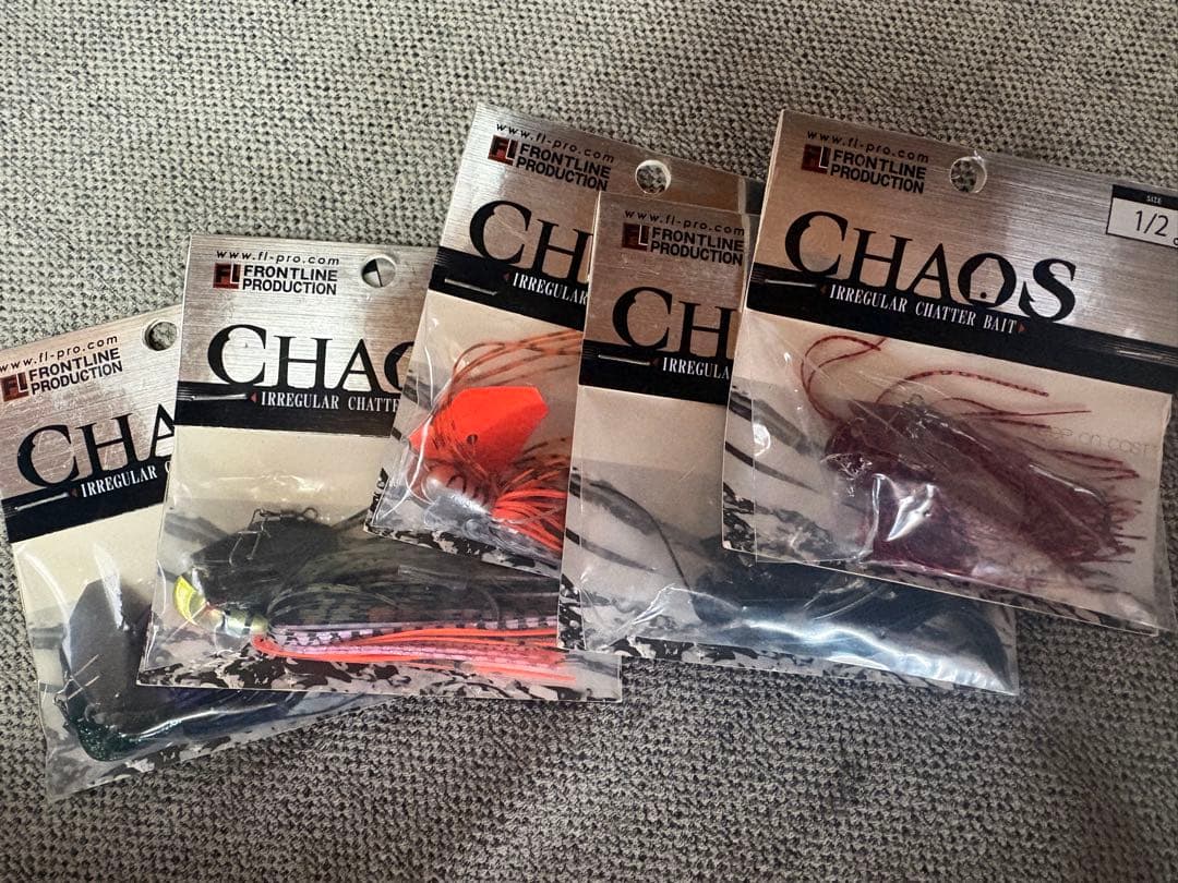 【値下げ】CHAOS チャター17個セット 3/8oz 1/2oz★