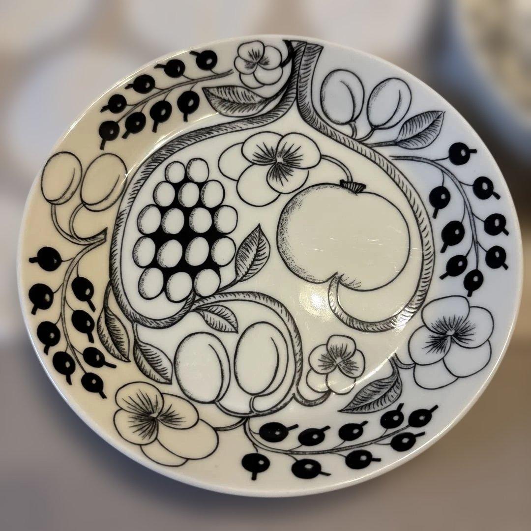 【超美品】ALABIA アラビア ブラック パラティッシ 皿 4枚セット