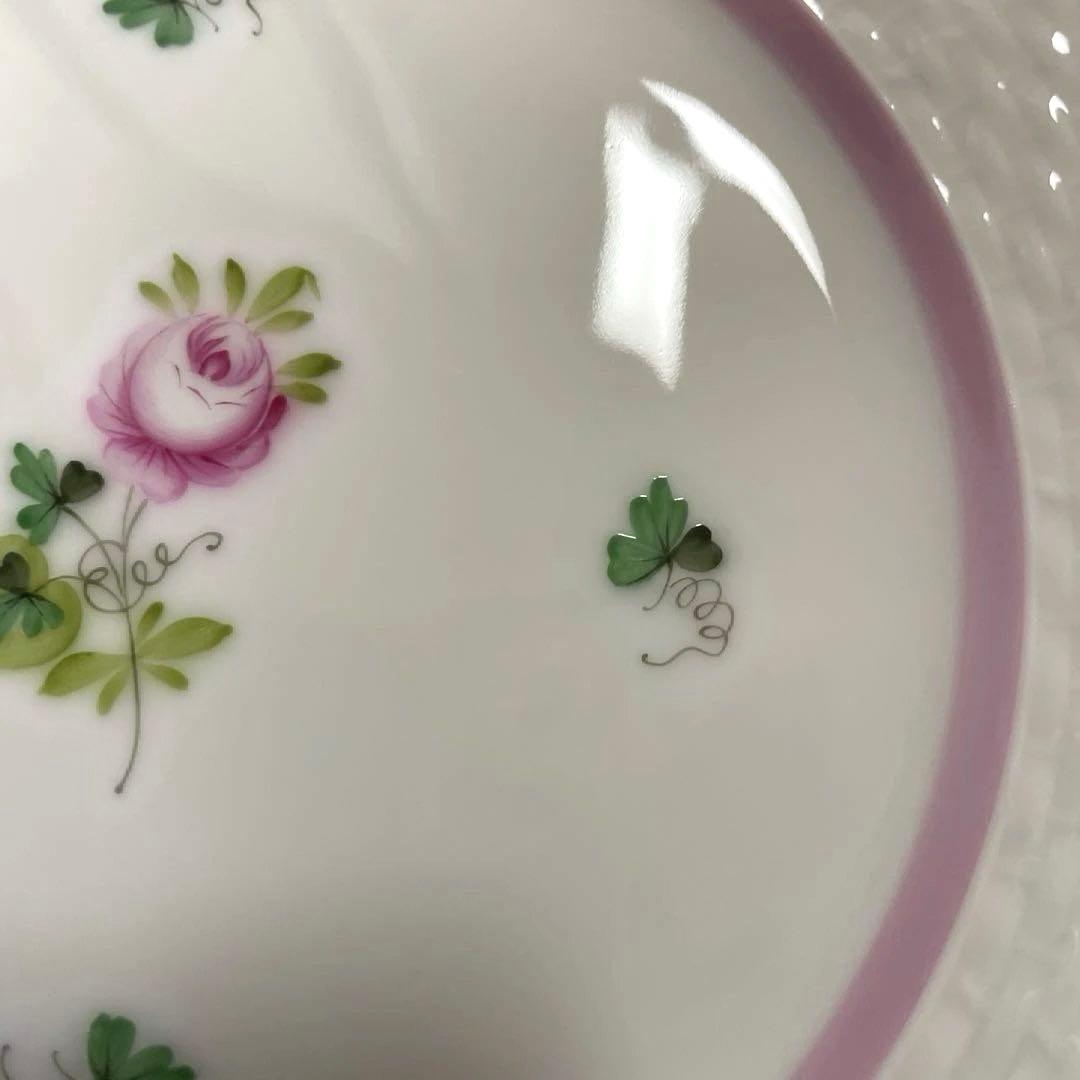 ヘレンド　ウィーンの薔薇ピンク　プレート