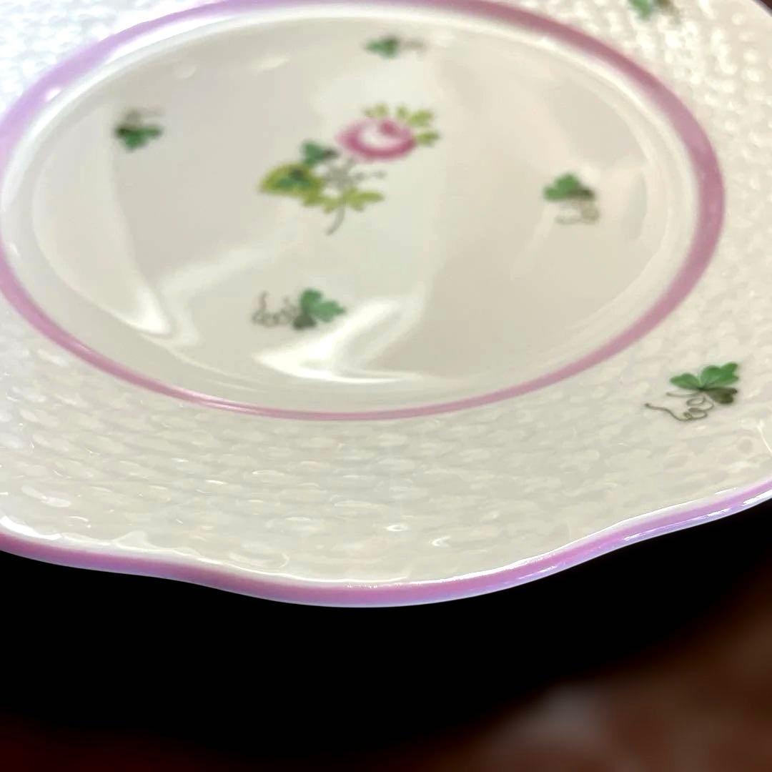 ヘレンド　ウィーンの薔薇ピンク　プレート