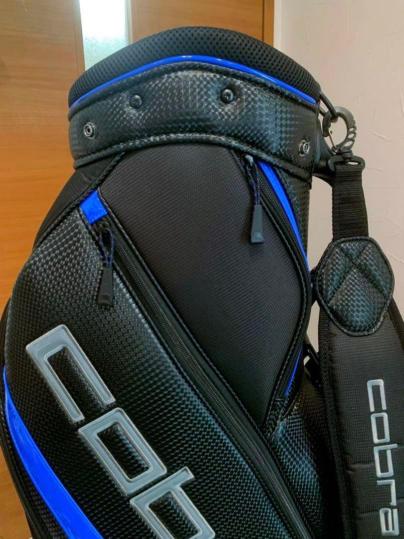 希少　完売　ほぼ新品未使用　コブラ　COBRA キャディバッグ　ブラック/ブルー