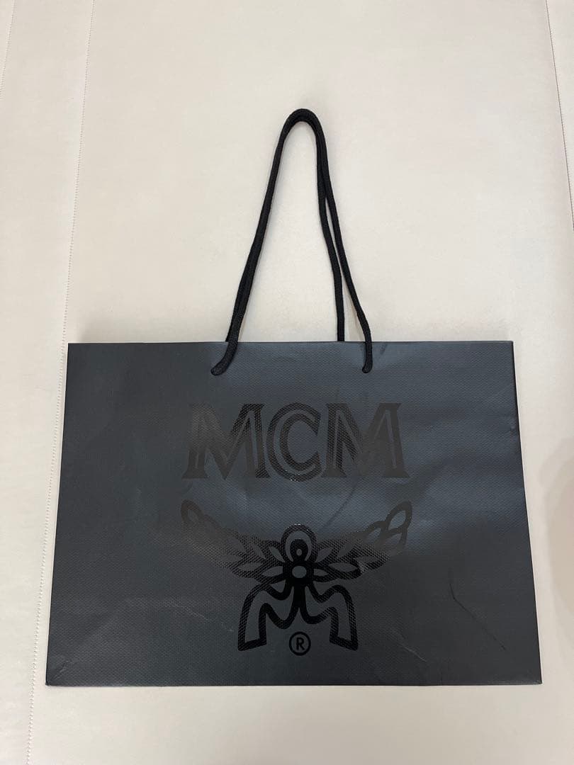 MCM ブラウン ダイヤモンドパターン ショルダーバッグ