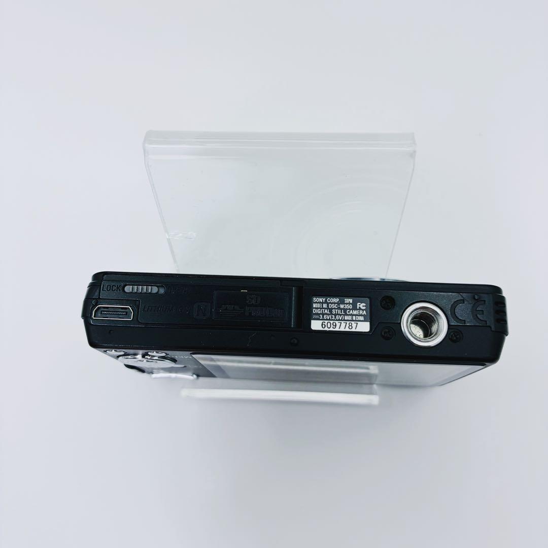 SONY CyberShot DSC-W350 デジカメ ブラック 充電器付き